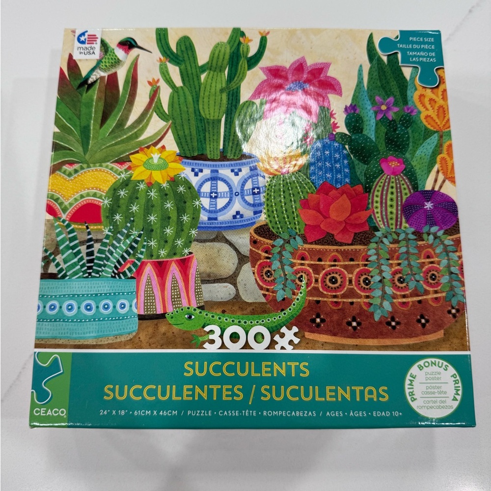 300 peice Succulent Puzzle